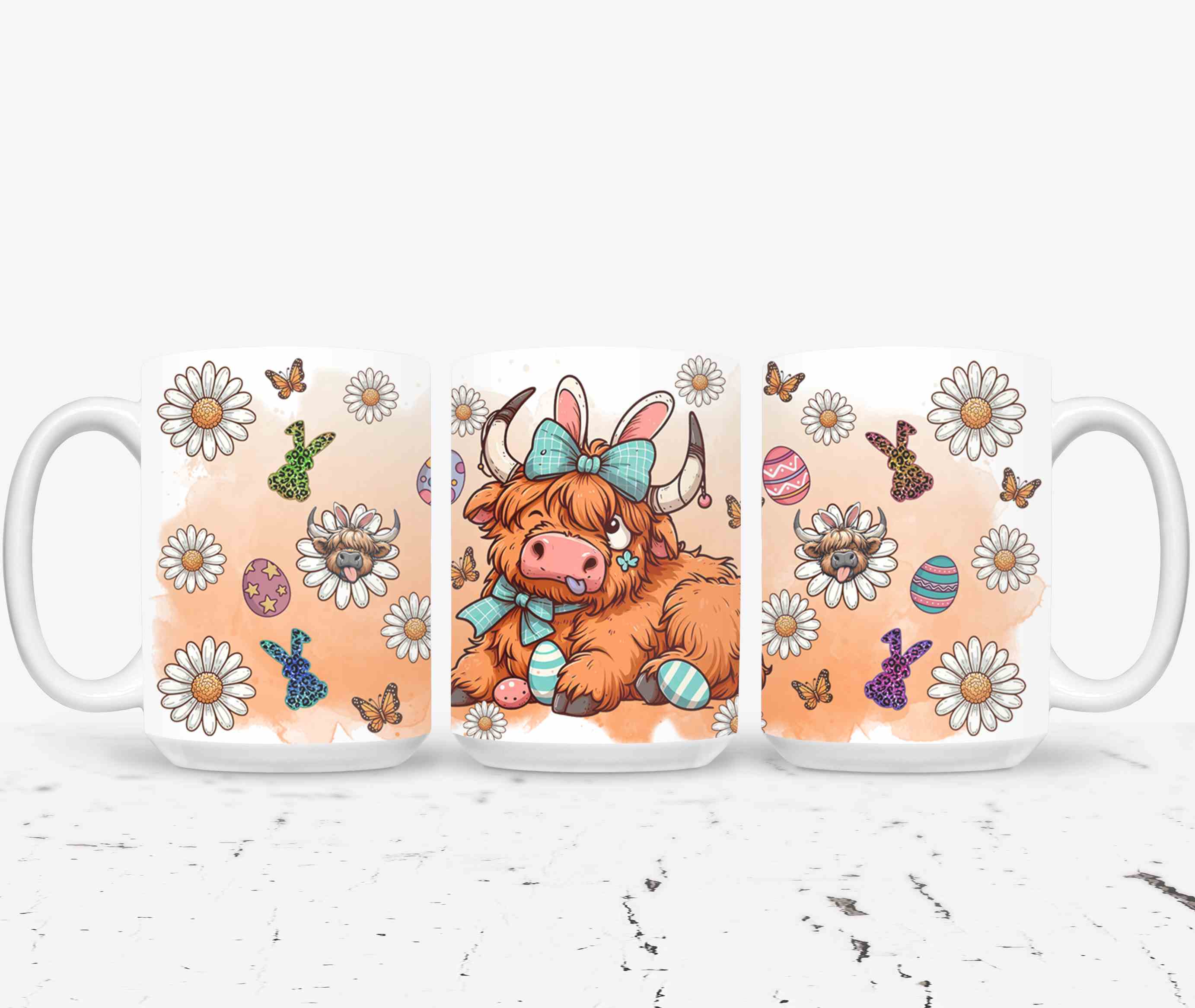 Highland Cow Easter-10371